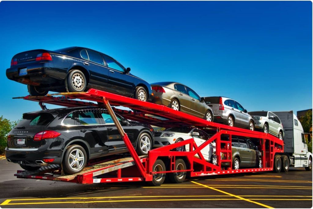 Opened Car shipping